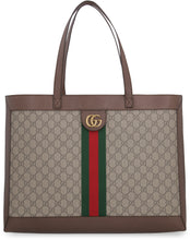 Load image into Gallery viewer, Ophidia GG supreme fabric tote bag

