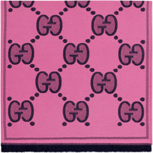 Load image into Gallery viewer, GG jacquard wool scarf
