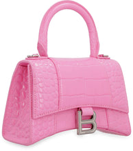 Load image into Gallery viewer, Hourglass croco-print leather mini-bag
