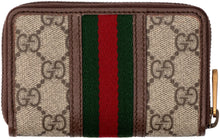 Load image into Gallery viewer, Ophidia GG Supreme fabric wallet
