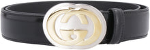 Load image into Gallery viewer, GG buckle leather belt
