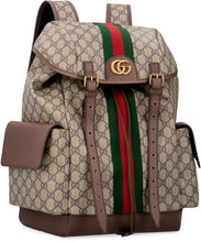 Load image into Gallery viewer, Ophidia GG supreme fabric backpack
