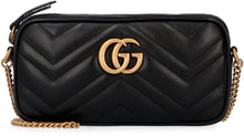 Load image into Gallery viewer, GG Marmont quilted leather mini crossbody bag
