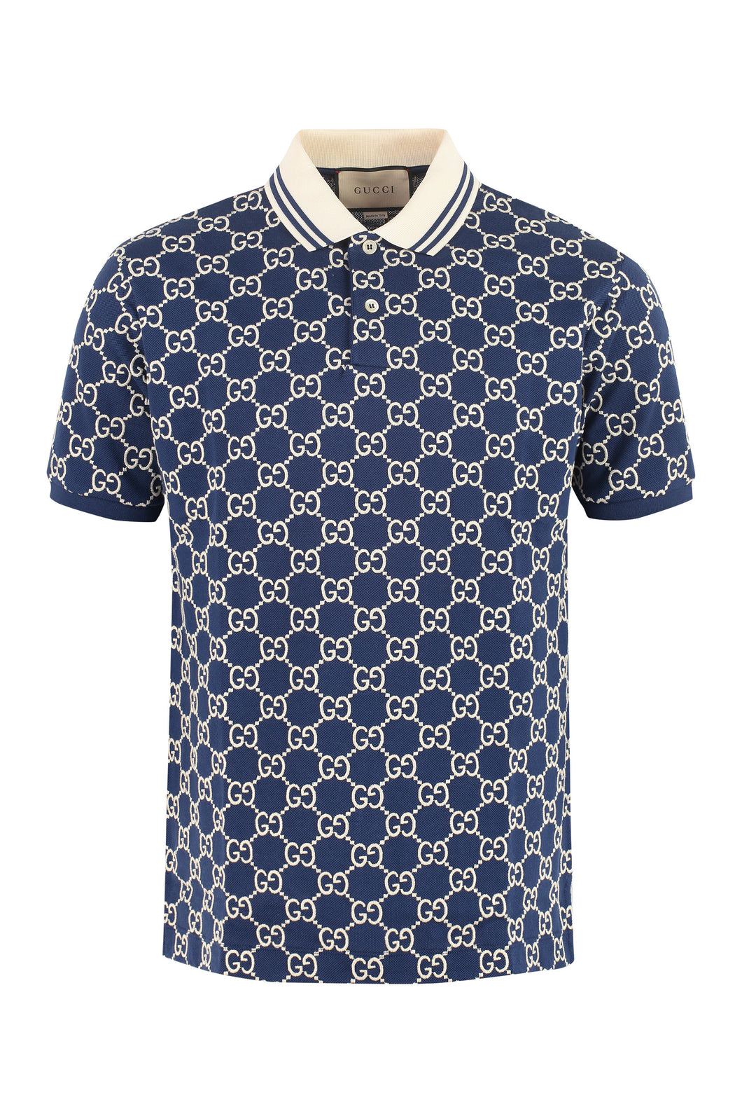 Short sleeve cotton polo shirt