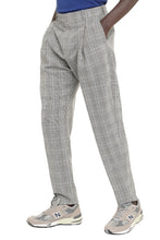 Load image into Gallery viewer, Prince of Wales checked wool trousers
