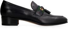 Load image into Gallery viewer, Logo detail leather loafers
