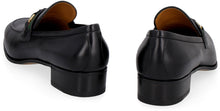 Load image into Gallery viewer, Logo detail leather loafers
