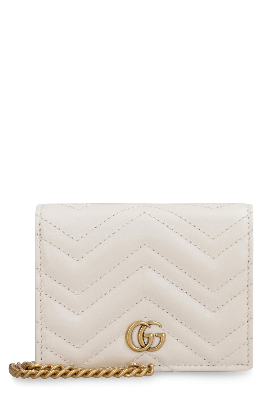 GG Marmont leather wallet on chain