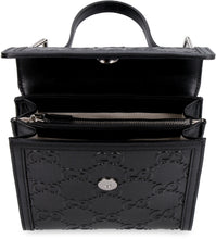 Load image into Gallery viewer, All over GG motif leather crossbody bag
