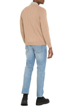 Load image into Gallery viewer, Web-detail wool blend cardigan
