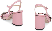 Load image into Gallery viewer, Heeled leather sandals
