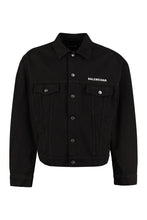 Load image into Gallery viewer, Logo detail denim jacket
