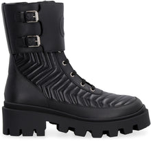 Load image into Gallery viewer, Logo detail leather booties
