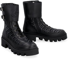 Load image into Gallery viewer, Logo detail leather booties
