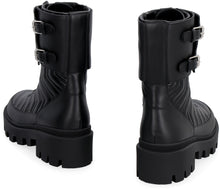 Load image into Gallery viewer, Logo detail leather booties
