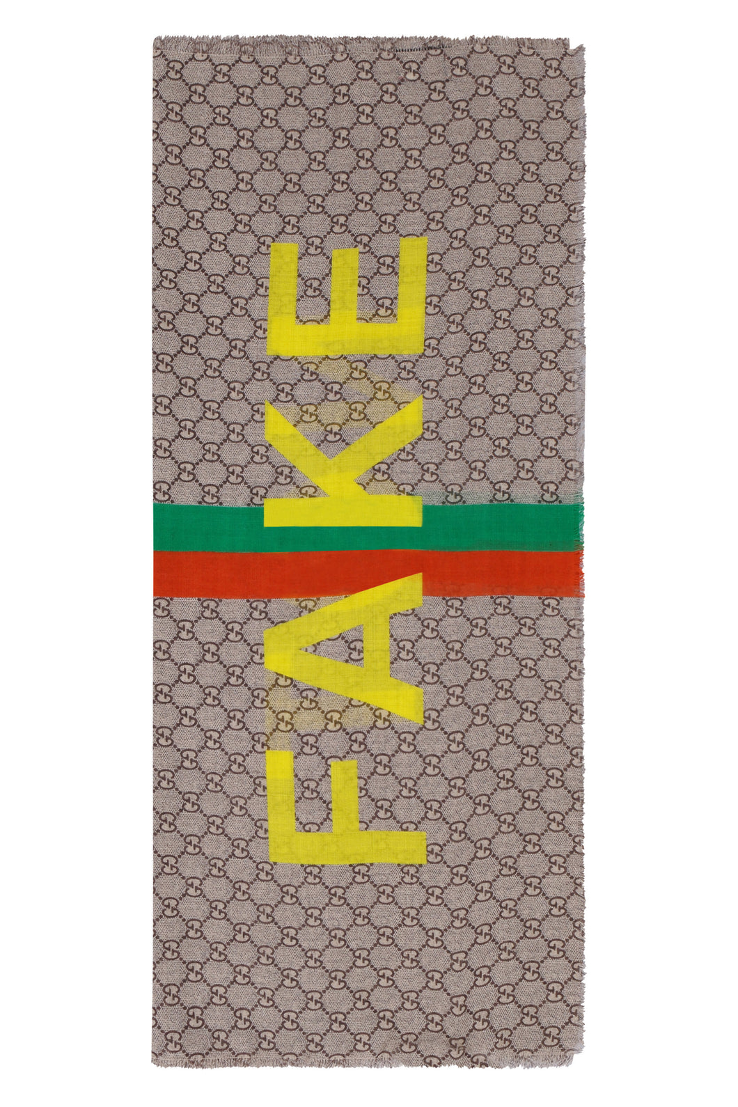 Wool jacquard scarf