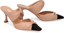 Load image into Gallery viewer, Twist leather mules
