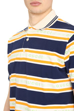 Load image into Gallery viewer, Logo print cotton polo shirt

