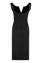 Load image into Gallery viewer, Wool-blend sheath dress
