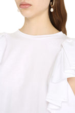 Load image into Gallery viewer, Cotton ruffled top
