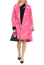 Load image into Gallery viewer, Printed wool blend coat
