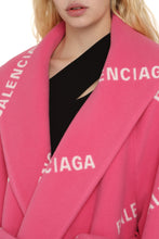 Load image into Gallery viewer, Printed wool blend coat
