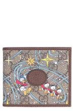 Load image into Gallery viewer, Donald Duck print flap-over wallet Disney x Gucci
