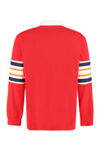 Load image into Gallery viewer, Long sleeve cotton polo shirt
