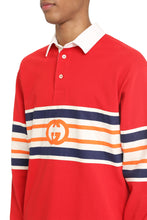 Load image into Gallery viewer, Long sleeve cotton polo shirt
