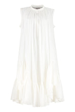Load image into Gallery viewer, Midi dress with flared hem
