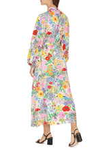 Load image into Gallery viewer, Floral print silk midi dress
