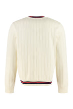 Load image into Gallery viewer, Cotton V-neck sweater
