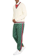 Load image into Gallery viewer, Cotton V-neck sweater
