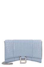 Load image into Gallery viewer, Hourglass leather wallet on chain
