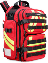 Load image into Gallery viewer, Fire logo detail nylon backpack
