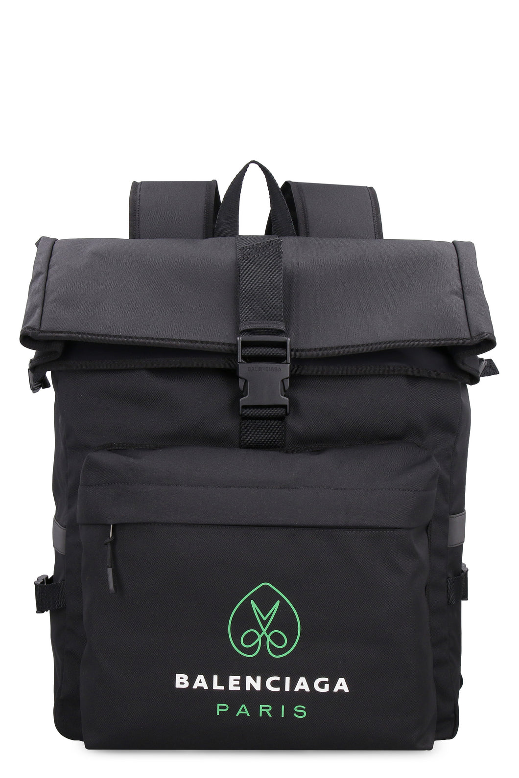 Logo detail nylon backpack