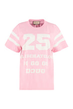 Load image into Gallery viewer, Cotton crew-neck T-shirt
