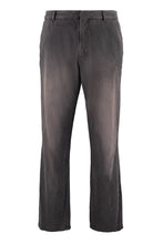 Load image into Gallery viewer, Cotton slim-fit trousers
