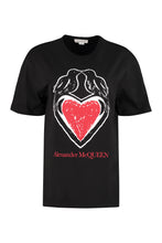 Load image into Gallery viewer, Cotton crew-neck T-shirt
