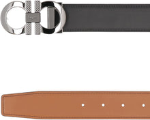 Load image into Gallery viewer, Reversible leather belt
