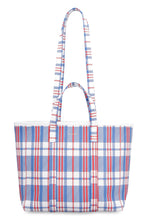 Load image into Gallery viewer, East-West smooth leather tote bag
