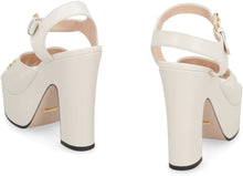 Load image into Gallery viewer, Leather platform sandals

