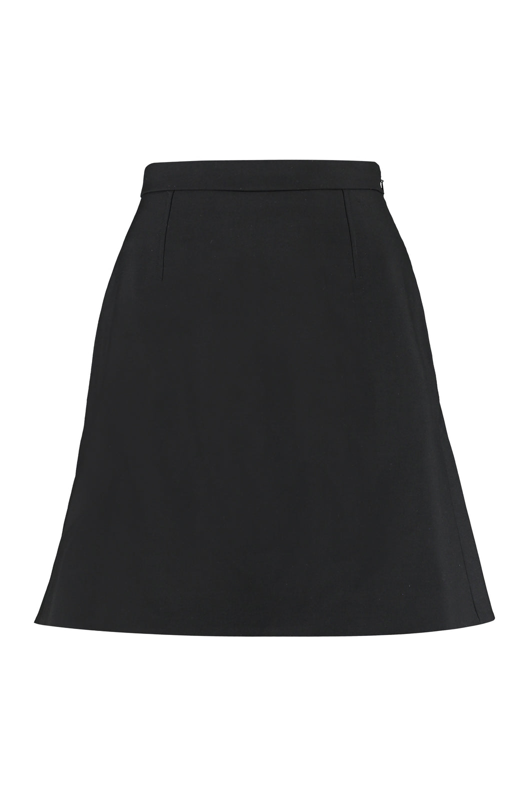 Wool mini skirt