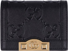 Load image into Gallery viewer, Logo detail leather card holder
