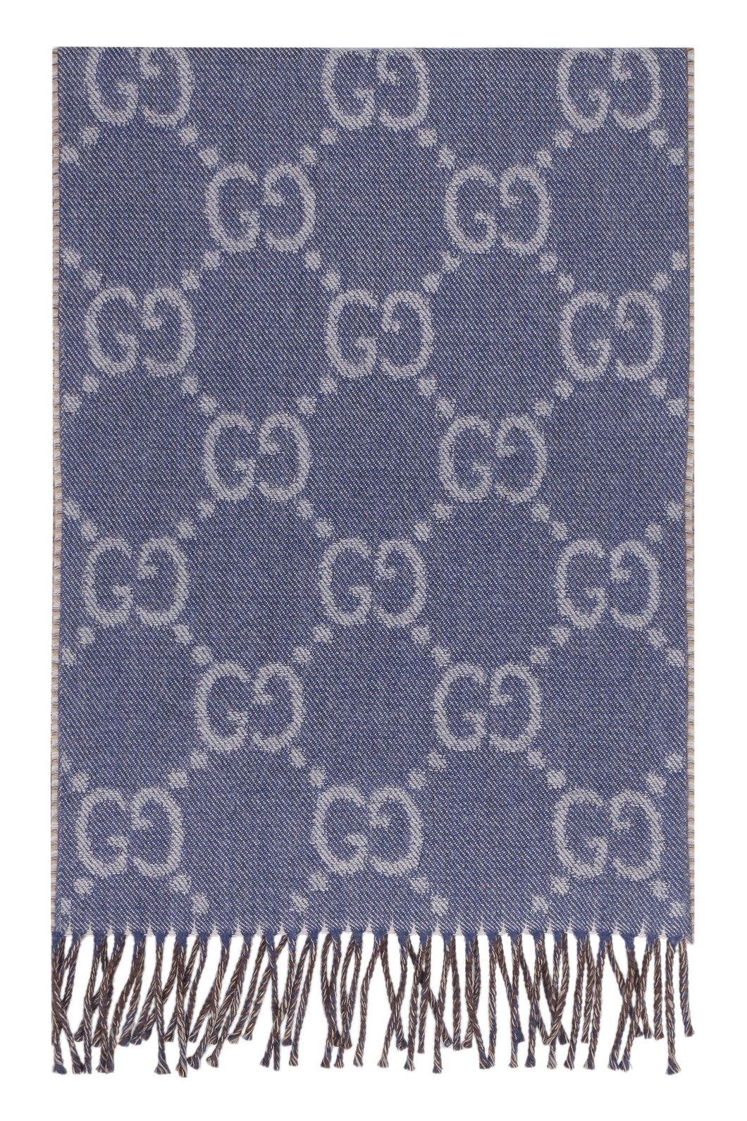 Double face wool scarf