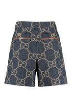Load image into Gallery viewer, High-rise cut-off denim shorts

