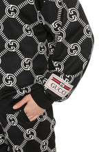 Load image into Gallery viewer, GG print full-zip sweatshirt
