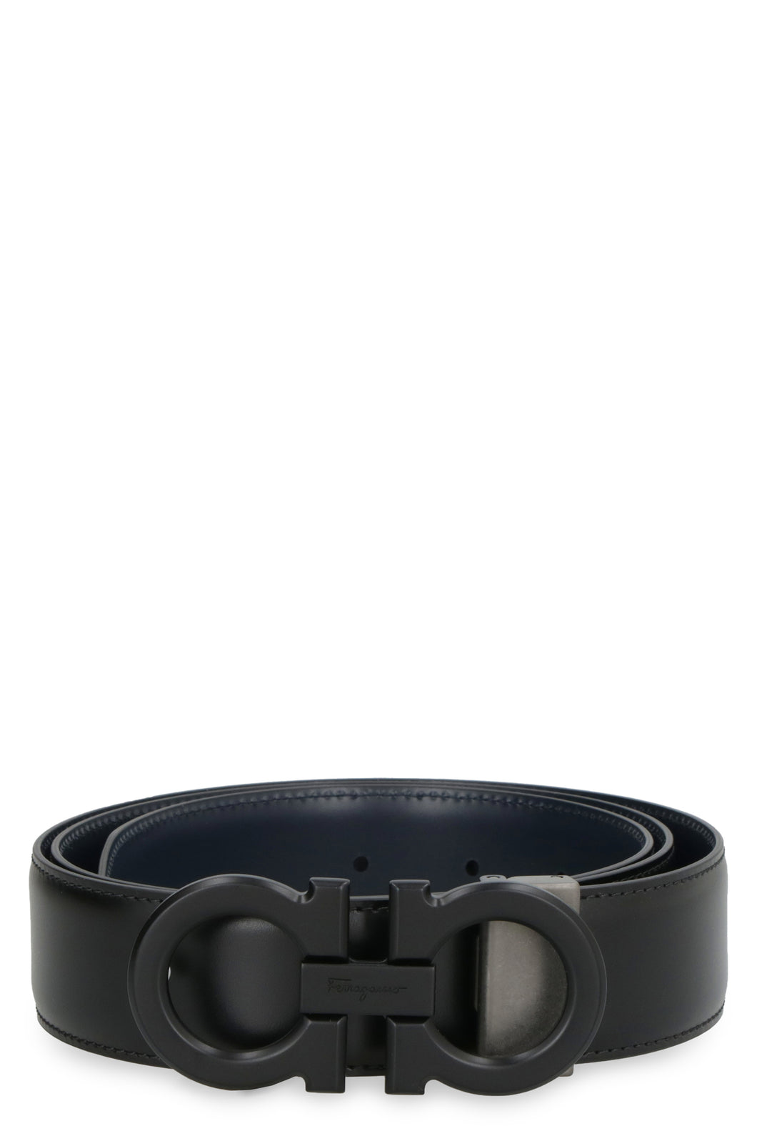 Reversible leather belt