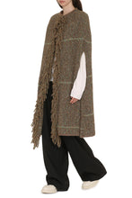 Load image into Gallery viewer, Knitted cape coat
