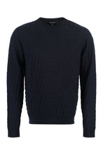 Load image into Gallery viewer, Virgin wool crew-neck sweater
